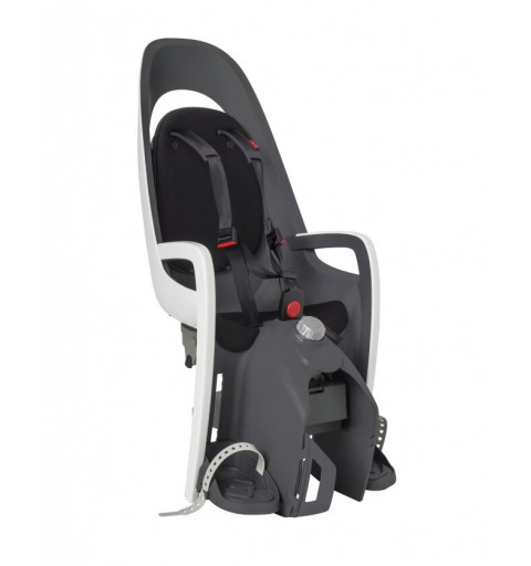 Hamax - Fotelik rowerowy Caress montowany na bagażniku - White/black